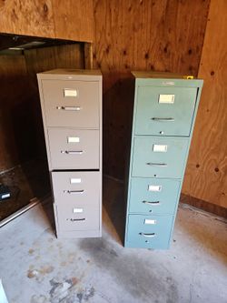 Filing Cabinets 4 drawer metal