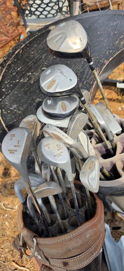 Old golf clubs