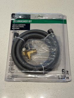 2 Everbilt Dishwasher Supply Lines / Installation Kits – New in Packaging