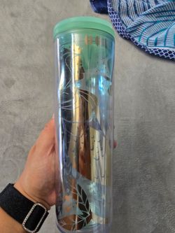 Starbucks Iridescent Siren Tumbler with Mint Lid