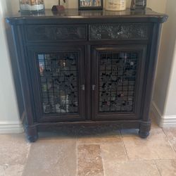 BAR CABINET BLACK 
