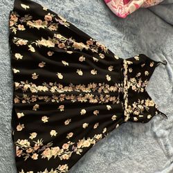 Black Floral Dress