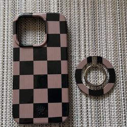 Velvet Caviar iPhone 15 Pro Case & Grip Ring