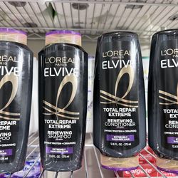LOREAL EL VIVE RENEWING SHAMPOO & CONDITIONER 4 FOR $14.00