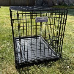 iCrate Pet Crate - Excellent Cond. Black Foldable 25 X 17.5 X 19.5