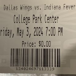 KAITLYN CLARK TICKET FROM FIRST WNBA GAME