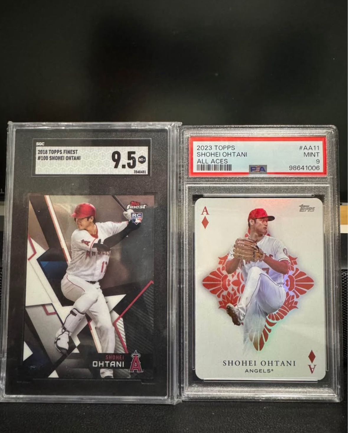 Topps finest Shohei Ohtani & Full Aces