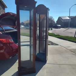 2 Thin Howard Miller China Cabinets 
