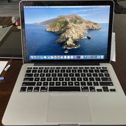 MacBook Pro 13.3” Mid 2014 Intel Core i5 , 8gb Ram, 256gb Flash SSD, MacOS Catalina, Microsoft Office . Comes with Charger.. Has some anti glare coati
