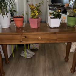 Wooden Console Table 