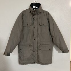 Vintage Spalding Men's Button Twill Winter Coat/Jacket