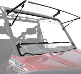 StarknightMT Ranger XP 1000 Flip Windshield, Ranger Front Full Windshield Compatible with Polaris Ranger