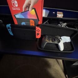 Nintendo Switch With Limited Edition Controller 