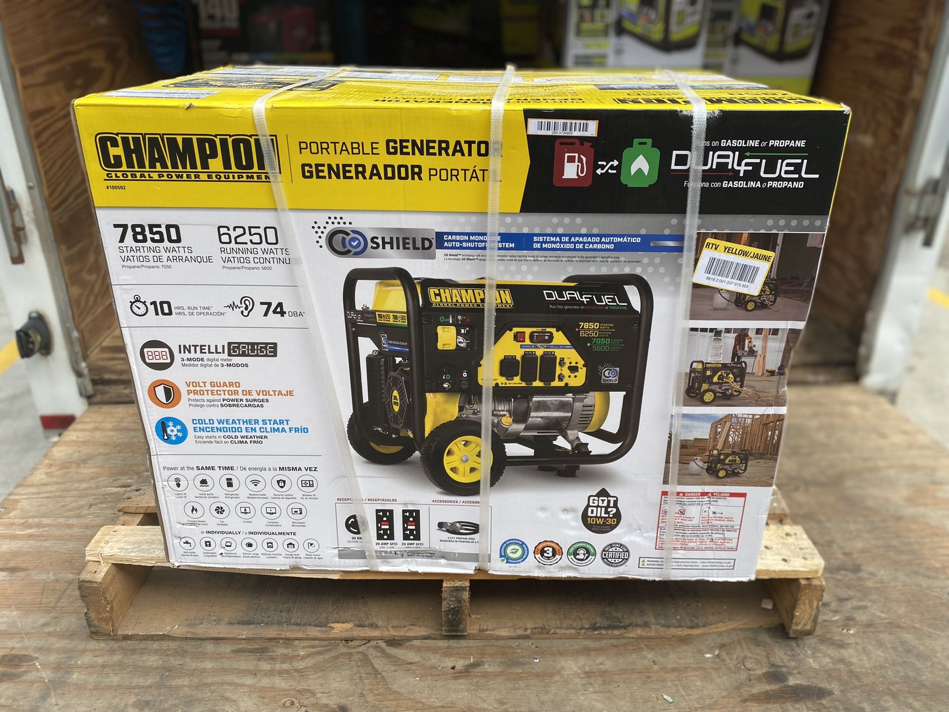 Champion 7850 Dual Fuel Generator 