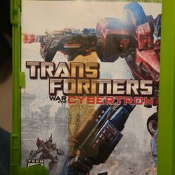 XBOX 360 TRANSFORMERS WAR FOR CYBERTRON