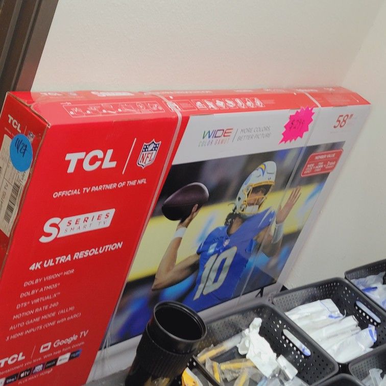 TCL 58 Inch 4K TV | $50 Down And Take It Home!
