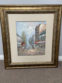 Painting Downtown 43 1/2 X 39 1/2