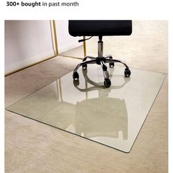 Glass Office Chair Mat 