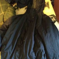 LLbean  Large  Coat  Fleece  Lined 