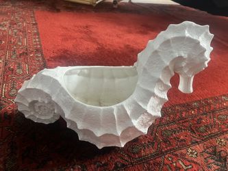 Ceramic seahorse Vase