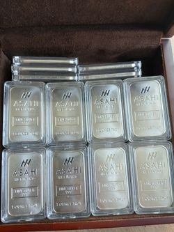 Asahi Refining 1 oz Fine Silver 999 Bars 20oz