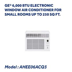 GE 6,000 BTU Electronic Window Air Conditioner