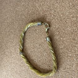 Unique woven braided mesh chain bracelet contemporary