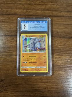 CGC 9 Donphan Vivid Voltage Stamp