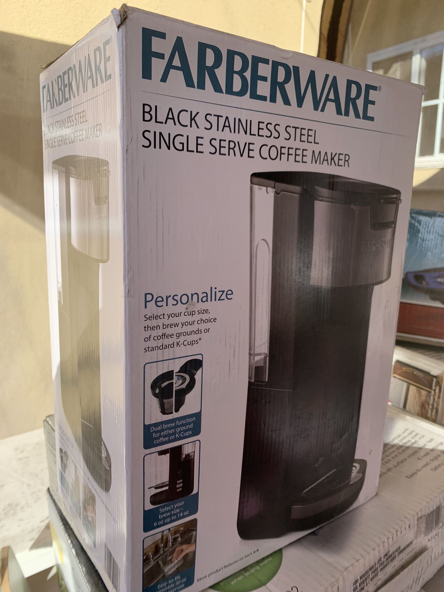 New Farberware coffee maker