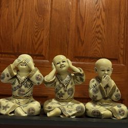 See No Evil, Hear No Evil, Speak No Evil- Antique