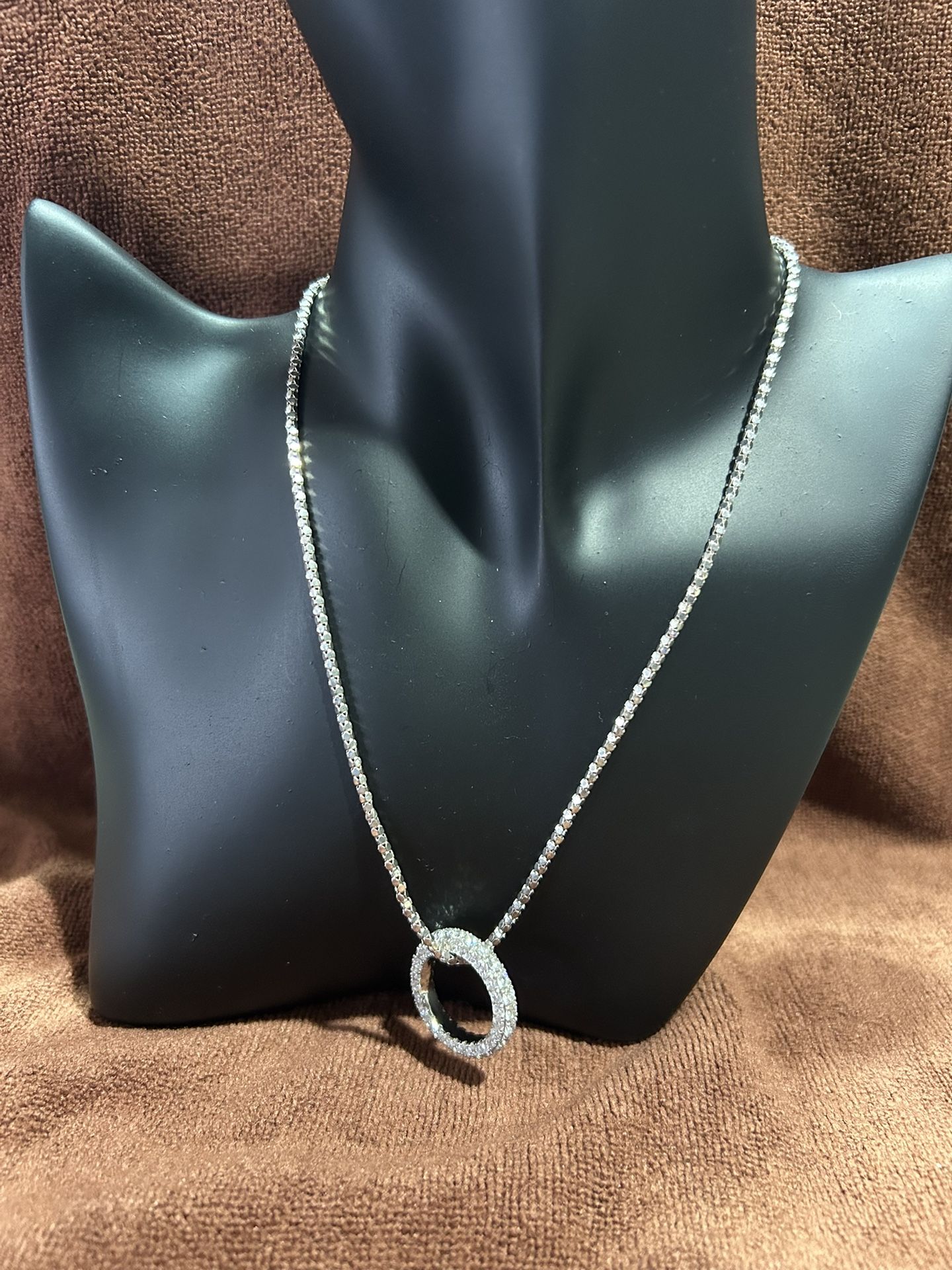 Collar Y Dije De Plata /. 925 Silver
