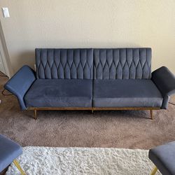 Sofa  Bed and 2 Chairs 