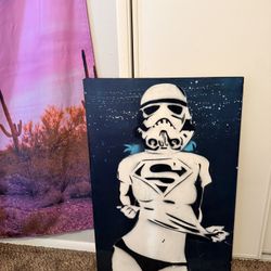 Star Wars Spray Paint Board Frame 