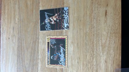 WWF Faarooq 2 Autograph Cards