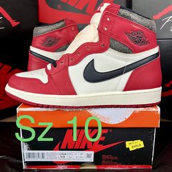 Jordan 1 Chicago Lost Found Size 9.5, 10, 10.5, 11 , 12 DS New Brick Travis SB