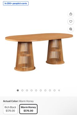 Beautiful by Drew Oval Dining Table, Warm Honey