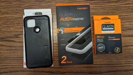 Pixel 4a 5G Case, Screen protector, And lens protector