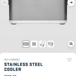 YETI V SERIES® STAINLESS STEEL COOLER