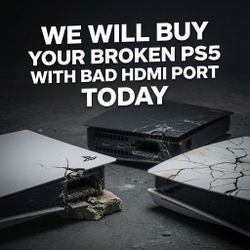 We Will Buy Your Broken PS5 Console With Bad HDMI Port Today! 