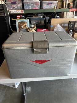 Vintage Aluminum Cooler