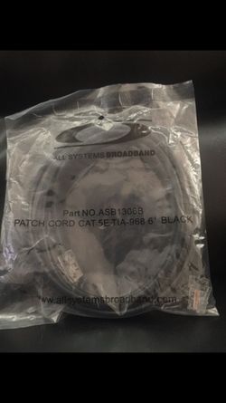 3 FOR $5..... 6 FT ETHERNET CABLES FOR INTERNET COMPATIBLE DEVICES LIKE LAPTOPS, GAMING SYSTEMS, BLU RAY PLAYERS, AND MANY MORE!!!!!