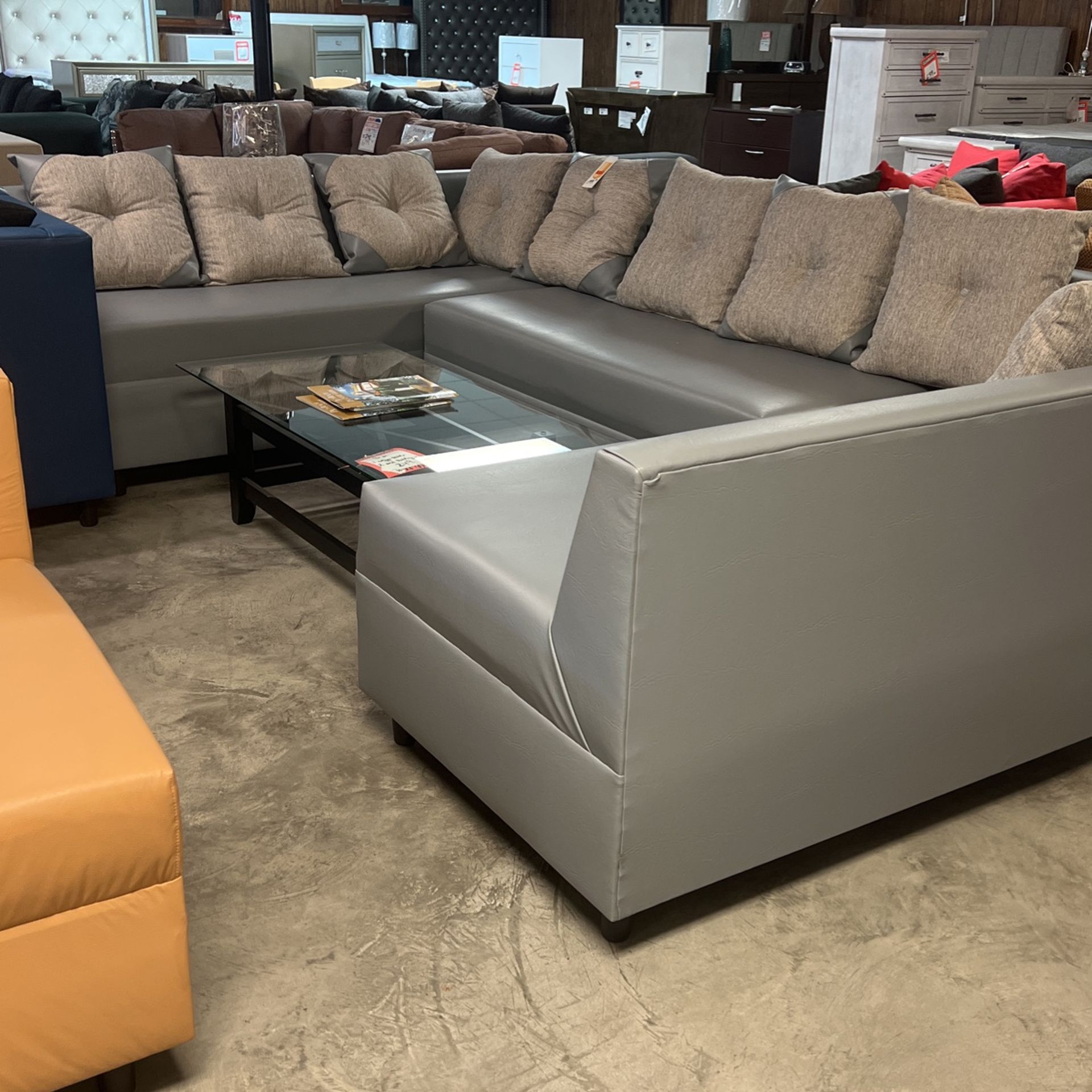 50 sectionals in stock ready to go today for 999 each