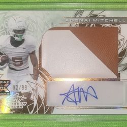 2024 Leaf Trinity Adonai Mitchell RPA /99 Texas Longhorns