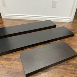 IKEA LACK Floating Wall Shelves – Set of 3 – Excellent Condition