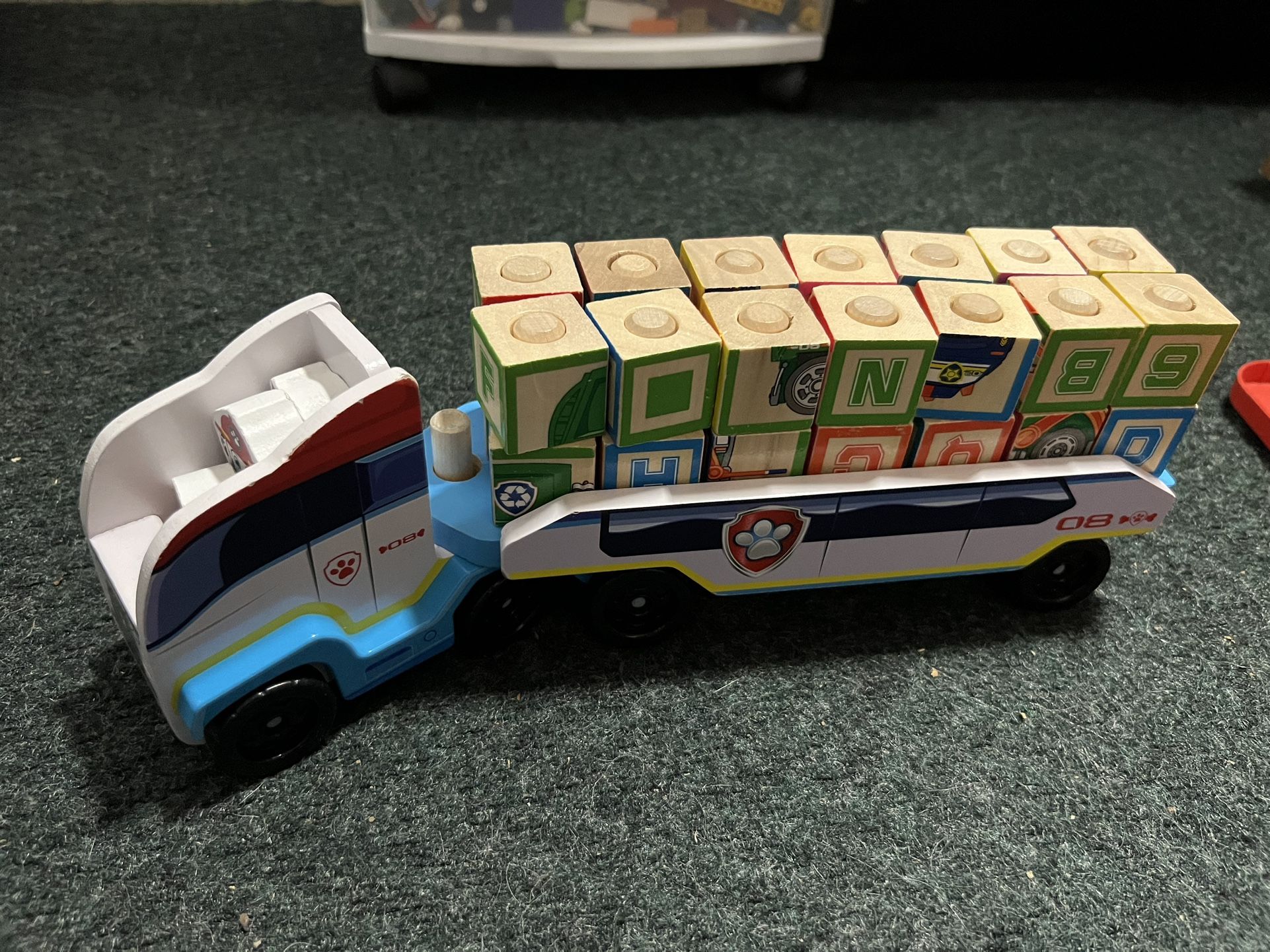 Paw Patrol Wooden Block Set