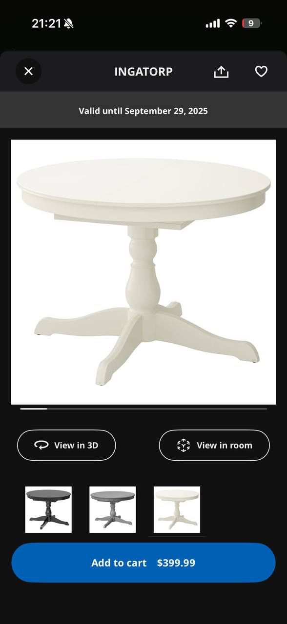 Ikea kitchen table