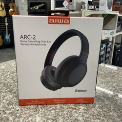 AIWA ARC-2 Noise Cancelling Over Ear Wireless Headphones 
