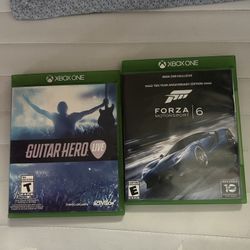 Xbox One Guitar Hero Live & For a Motorsport 6 