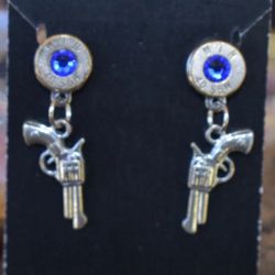 New Authentic Bullet Stud Earrings 