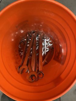 Bucket of wrenches